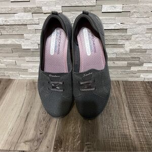 Skechers Women's Charcoal Slip-On Sneakers